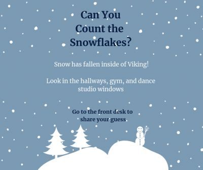 viking gymnastics and dance snowflake challenge