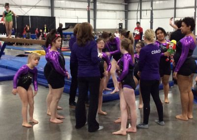 Special Olympics Gymnastics Rising Stars compete