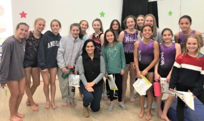 nutrition tips for gymnasts and dancers group photo